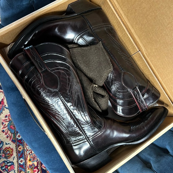 Lucchese goat skin western boots NEW IN BOX - Picture 3 of 9